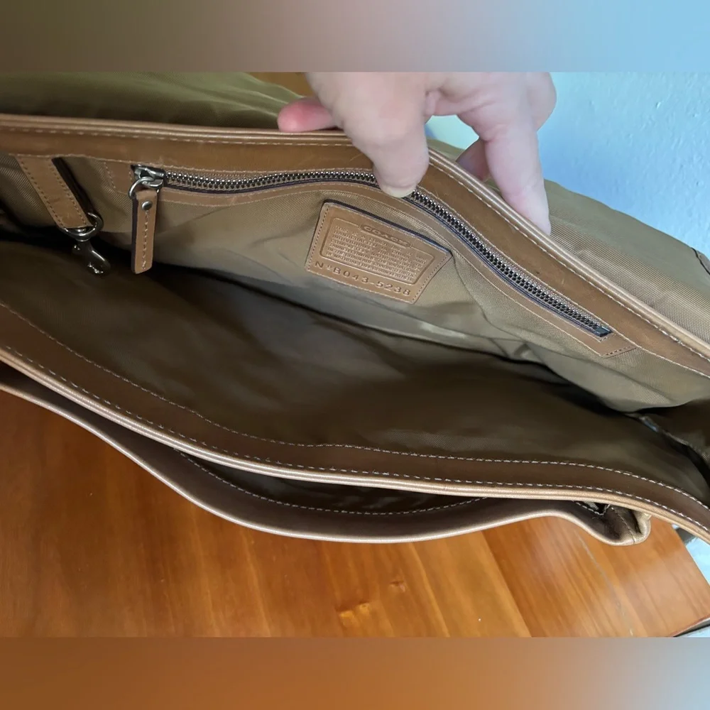 NWOT Coach Leather Men's Briefcase